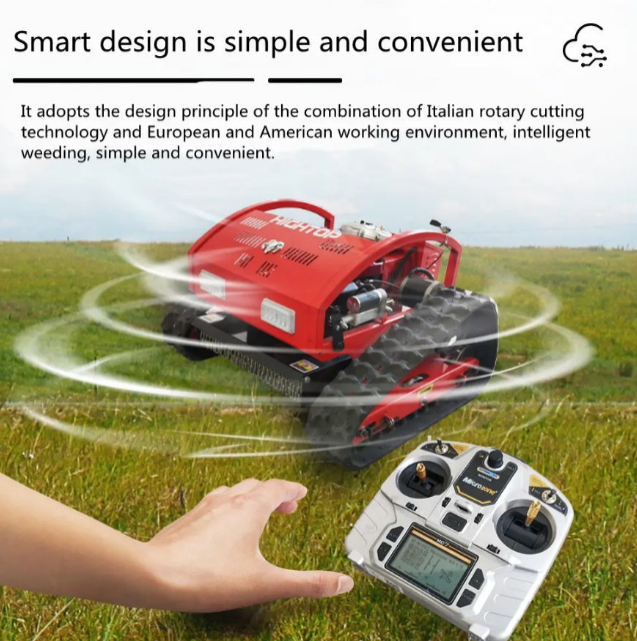 Rasenmäher mit Fernsteuerung